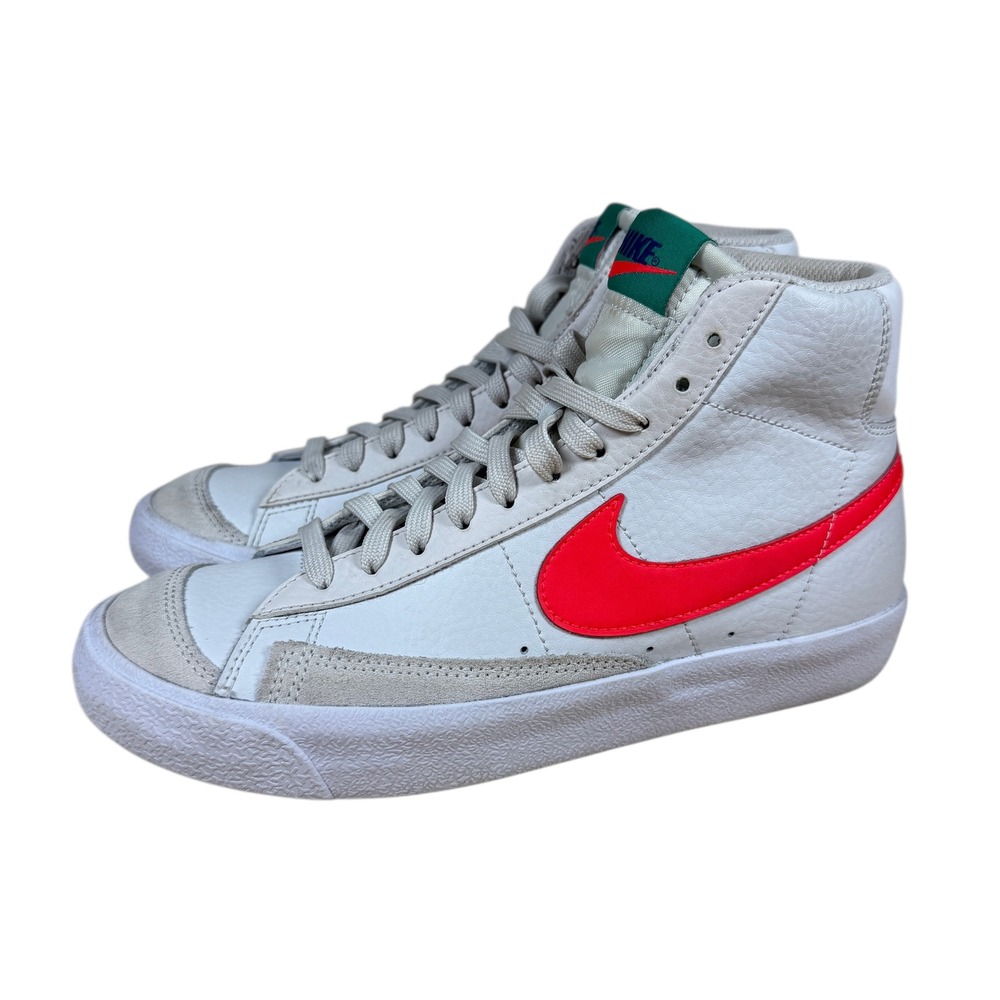 Nike Blazer Mid 77 GS Platinum Tint Crimson Vintage Sneakers 6.5 Youth DA4086004